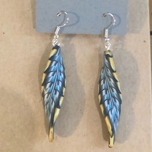 Jon Stuart Anderson Feather Earrings